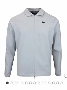 Nike Light Gray Full-Zip Jacket